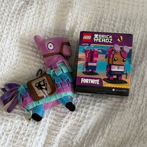 Lego BrickHeadz 40728 Brite Bomber Fortnite Loot Llama - Purple and Blue